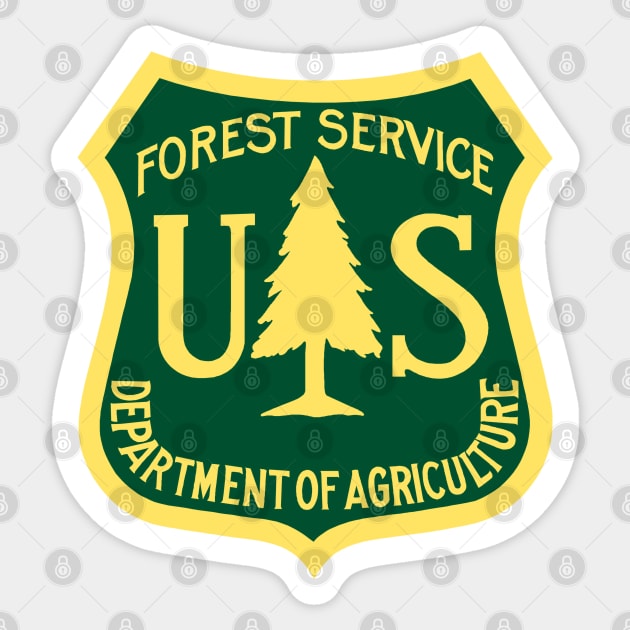 US Forest Service Logo Sticker by geopilled